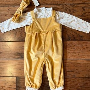Rachel Zoe Girls 3 Piece Romper NWT Size 6-9 Months